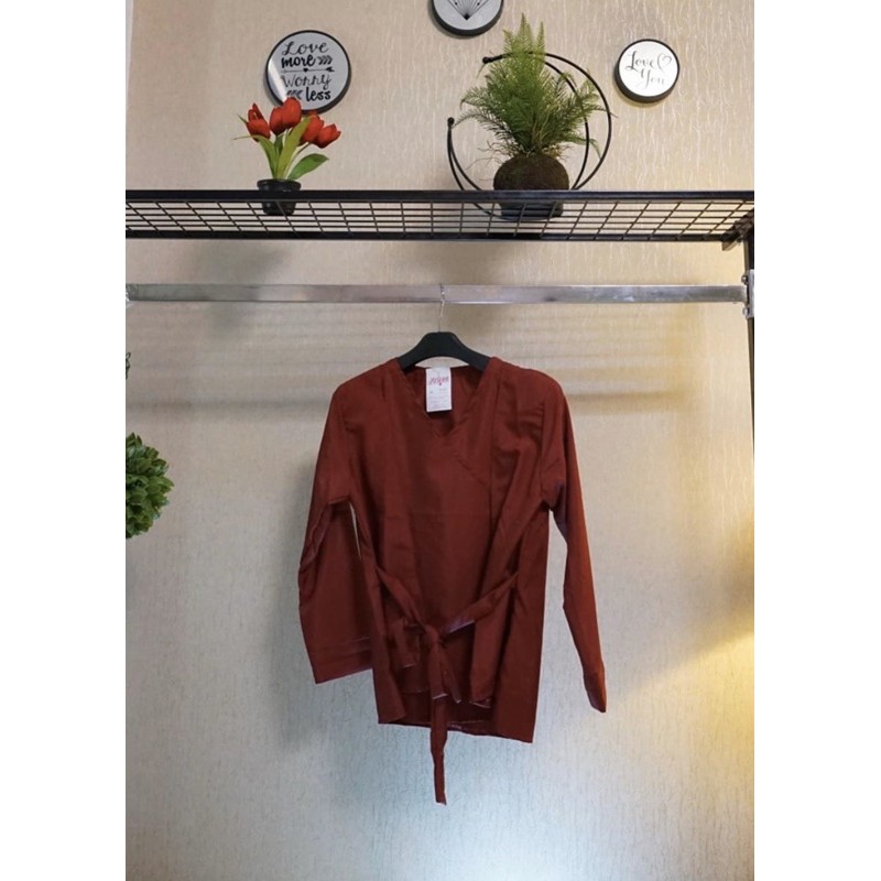 Blouse Merah Maroon