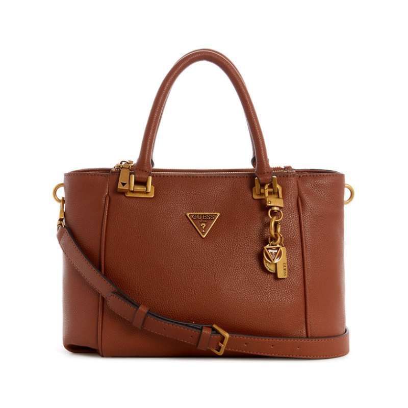 Guess Destiny Status Satchel Brown