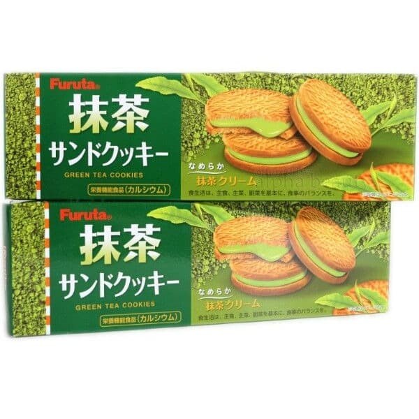 Furuta Uji Macha Sand Green Tea Cookies 85 gram