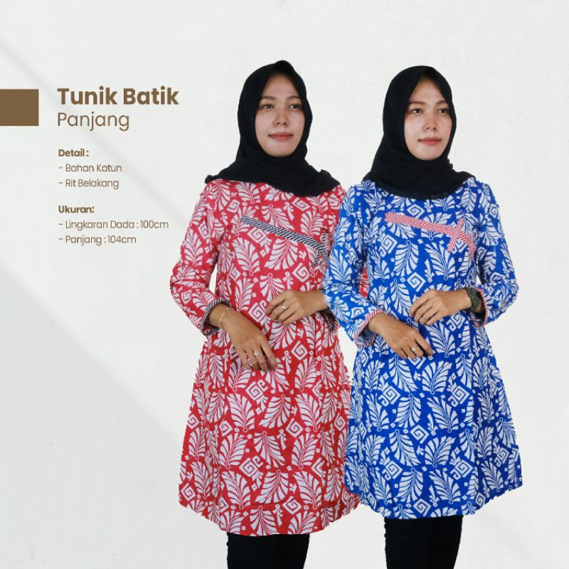 Tunik Batik Soft - NairaBatik