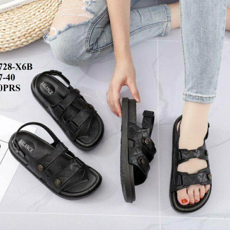 Modern SEPATU SANDAL GUNUNG JELLY KARET BALANCE 1728 - HYS 8868 TQL
