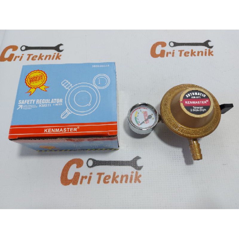 KM-911  KEPALA GAS METER KENMASTER KM911 / REGULATOR KENMASTER / KEPALA KOMPOR GAS SNI
