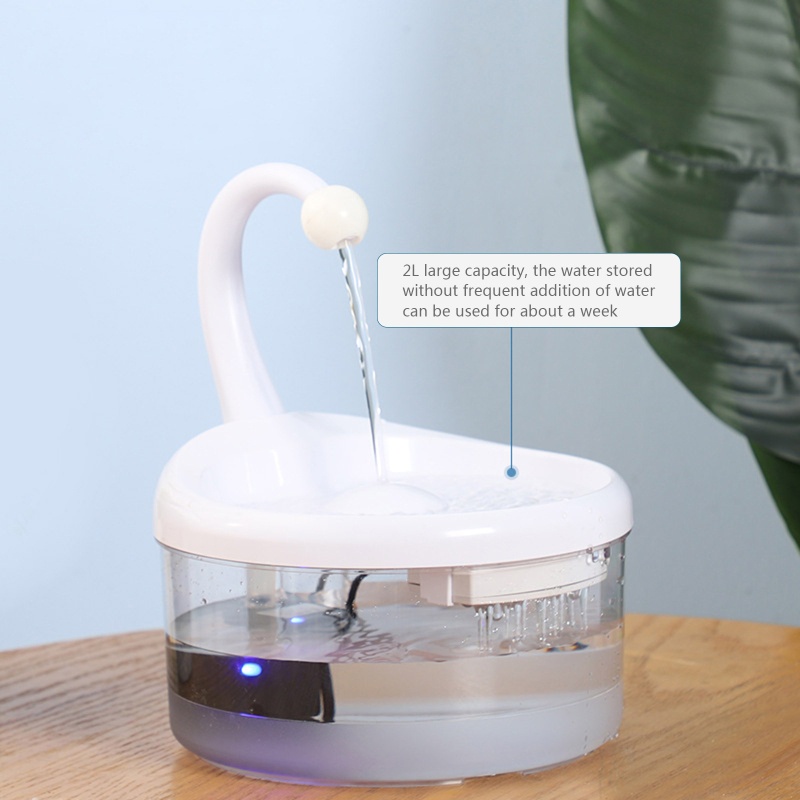 Dispenser Air Mancur 2L / 68OZ Otomatis Dengan Filter Untuk Kucing
