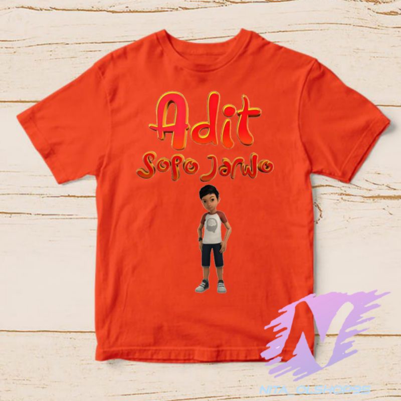 baju kaos anak adit cinema televesi baju kaos Adit sopo jarwo