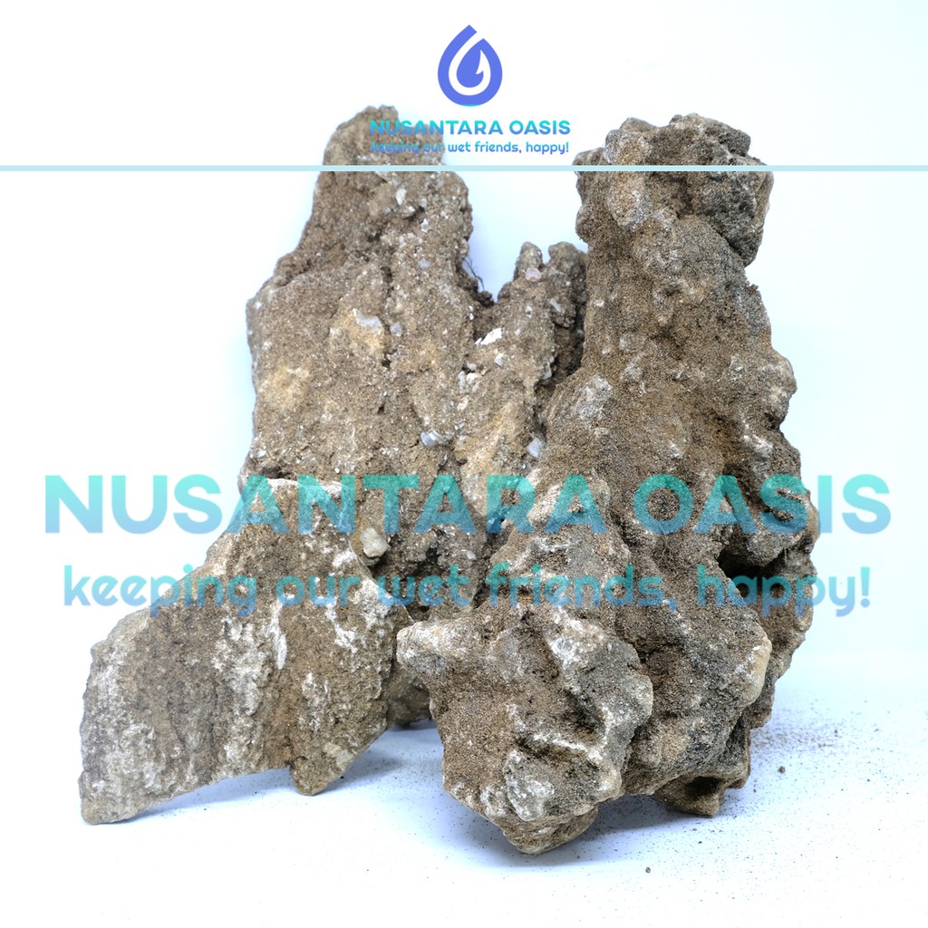 BATU PASIR / SAND STONE UNTUK AQUASCAPE  / AQUARIUM ( 1kg )