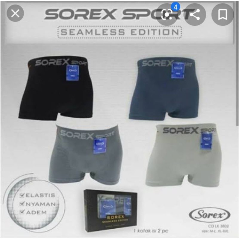 sempak boxerman sorex pakaian dalam pria