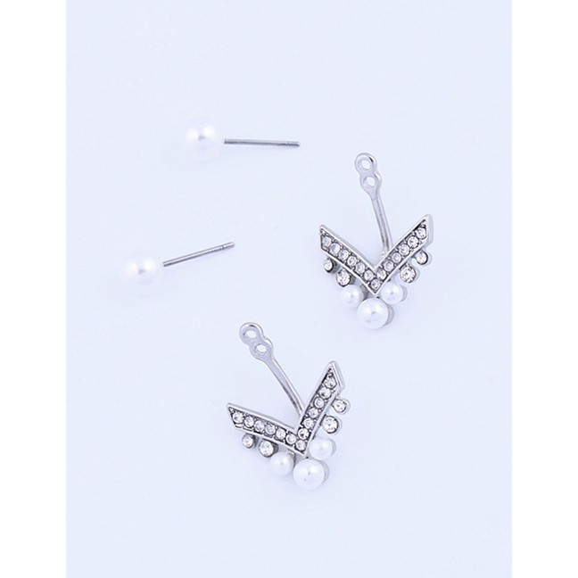 LRC Anting Tusuk SFashion Stud Earrings Diamond Earrings With Diamonds D09012