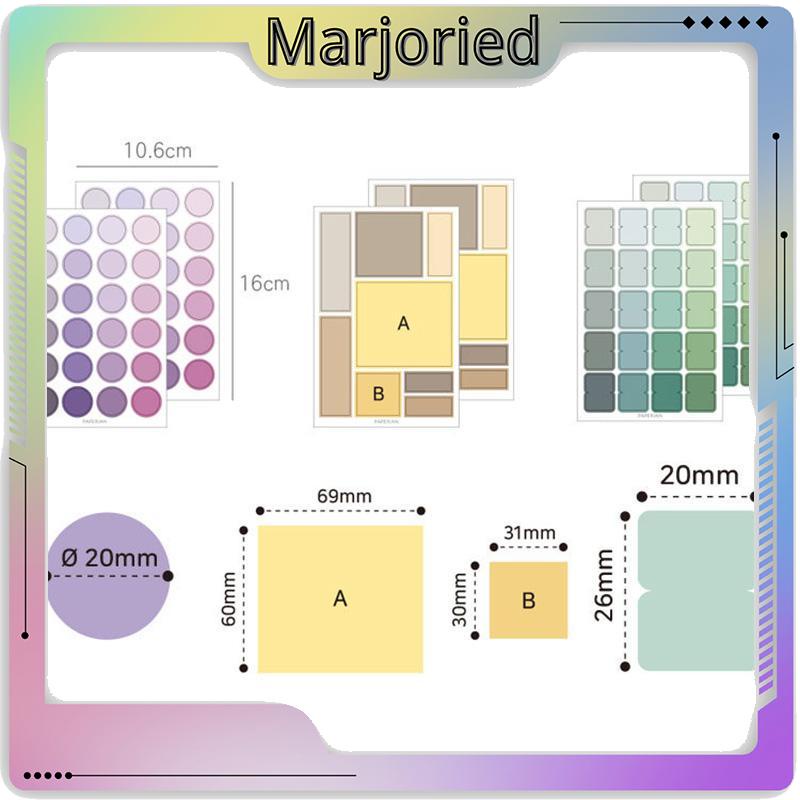 Stiker Label Index Dot Multifungsi Bisa Ditulis Untuk Dekorasi Diary / Scrapbook-MJD