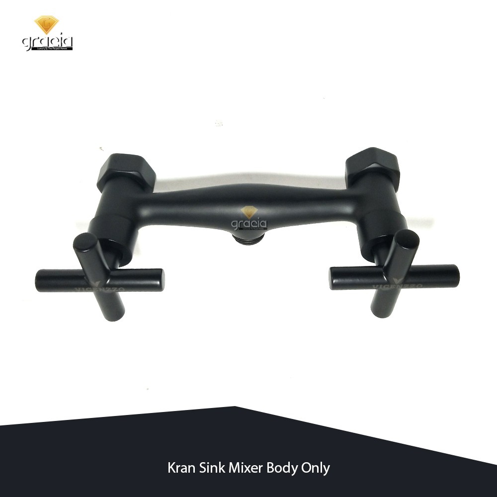 Body Only Kran Sink Mixer Panas Dingin Kuningan SERIE BLACK / Kran shower / Kran Bathub / Kran wastafel