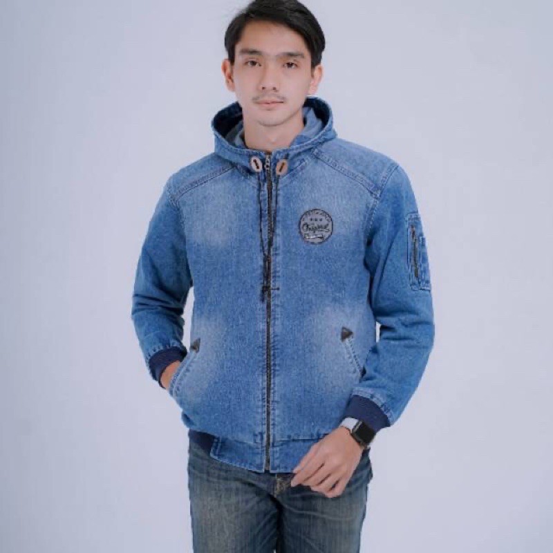 JAKET JENS BOMBER HOODY ORIGINAL RCFLA