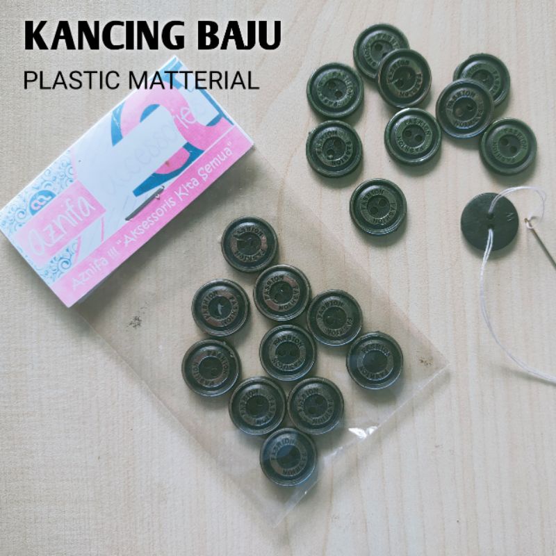 Kancing Baju Wanita Dan Celana Pria Cocok Untuk Kemeja Cowo Atau Daster Pas Juga Dipasang Di Pakaian Anak Terbuat Dari Bahan Plastik Warna Hitam Dua Lubang Harga Murah Bisa COD