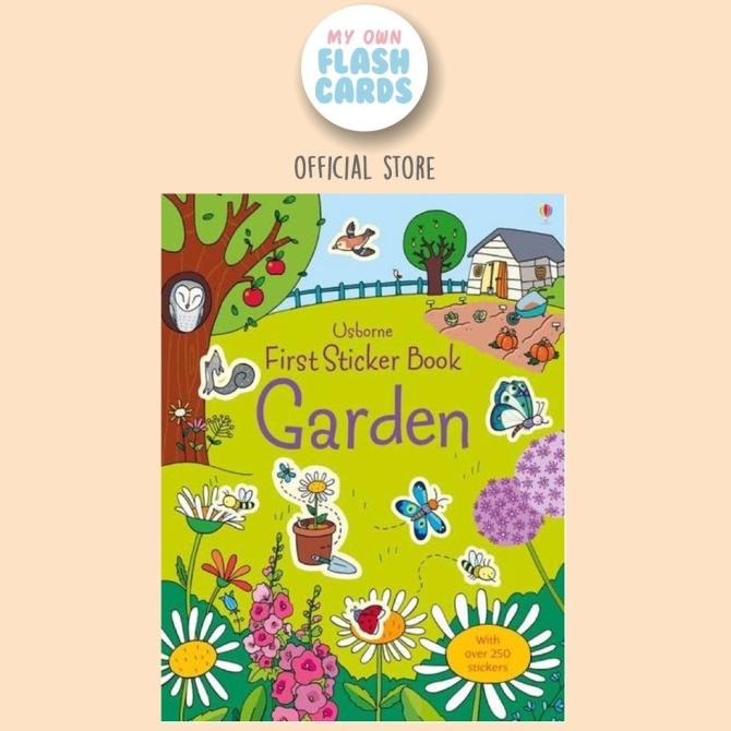 

Usborne Sticker Book Garden - Imported Education - Buku Impor Edukasi Thebest