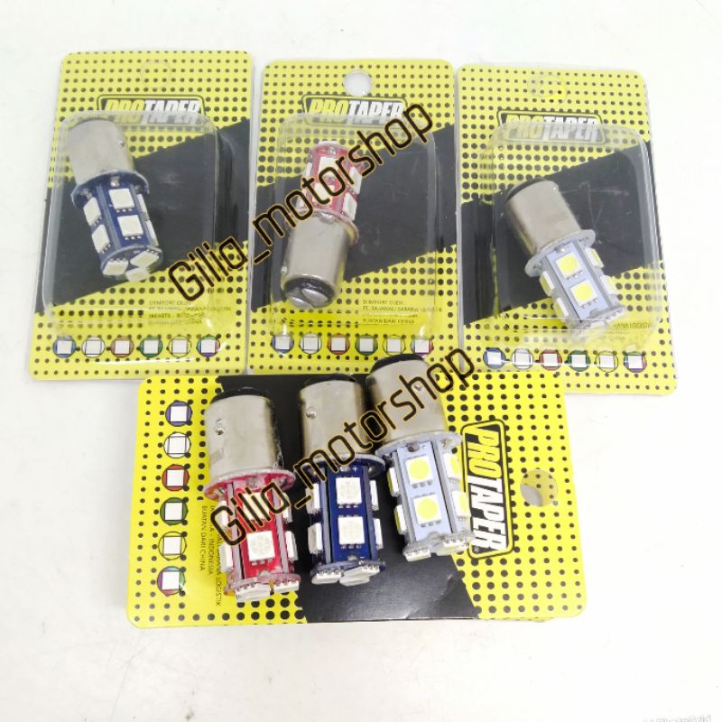 Lampu Stop Belakang 13 mata 2 mode Protaper  Diam -flash Stoplamp Belakang Universal Motor