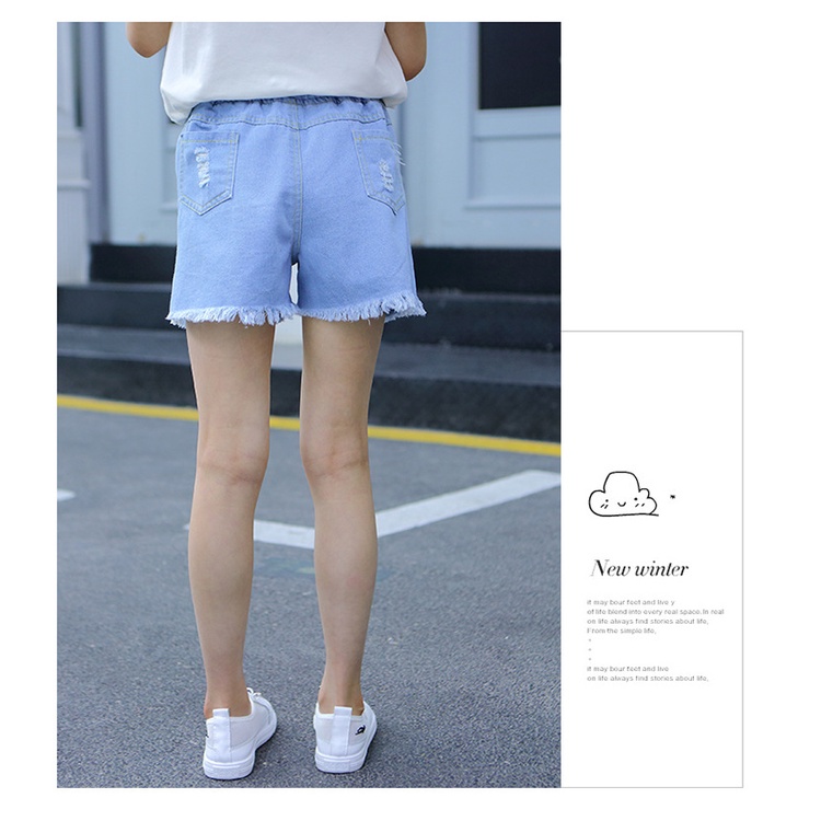 Celana Pendek Anak Perempuan / Celana Denim Anak Perempuan / Celana Jeans Anak / Celana Santai Anak Perempuan / Girl Pants / Celana Sobek Anak Perempuan