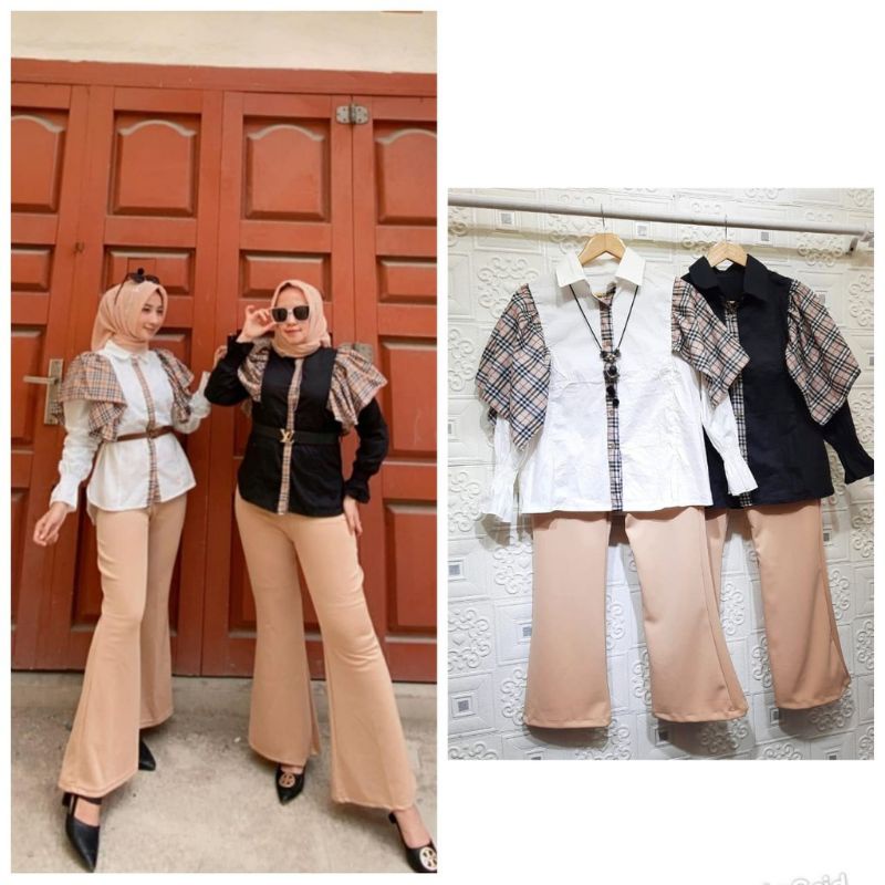 Hazbu Set Celana Burberry Busui Import Premium