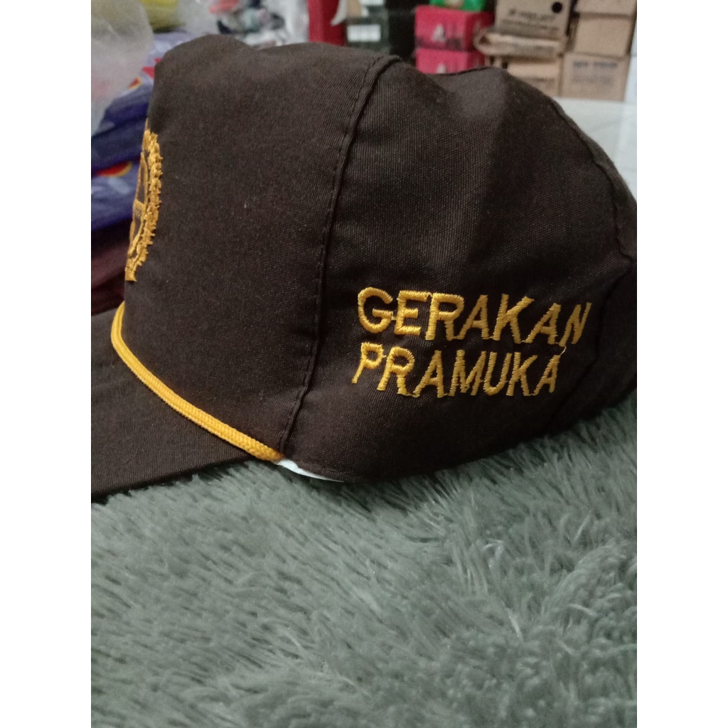 NEW TOPI PRAMUKA SD LAKI LAKI PEREMPUAN | TOPI PRAMUKA SD | TOPI BORDIR GERAKAN PRAMUKA