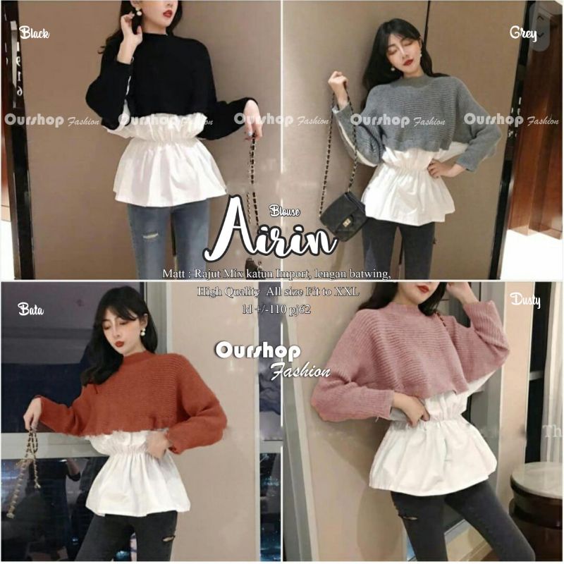 Airin Blouse by Ourshop Fashion