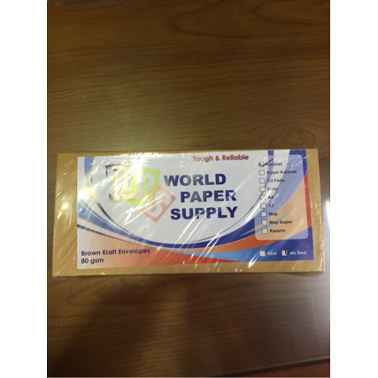 

Super Sale! Amplop Coklat Ukuran Kabinet WPS atk