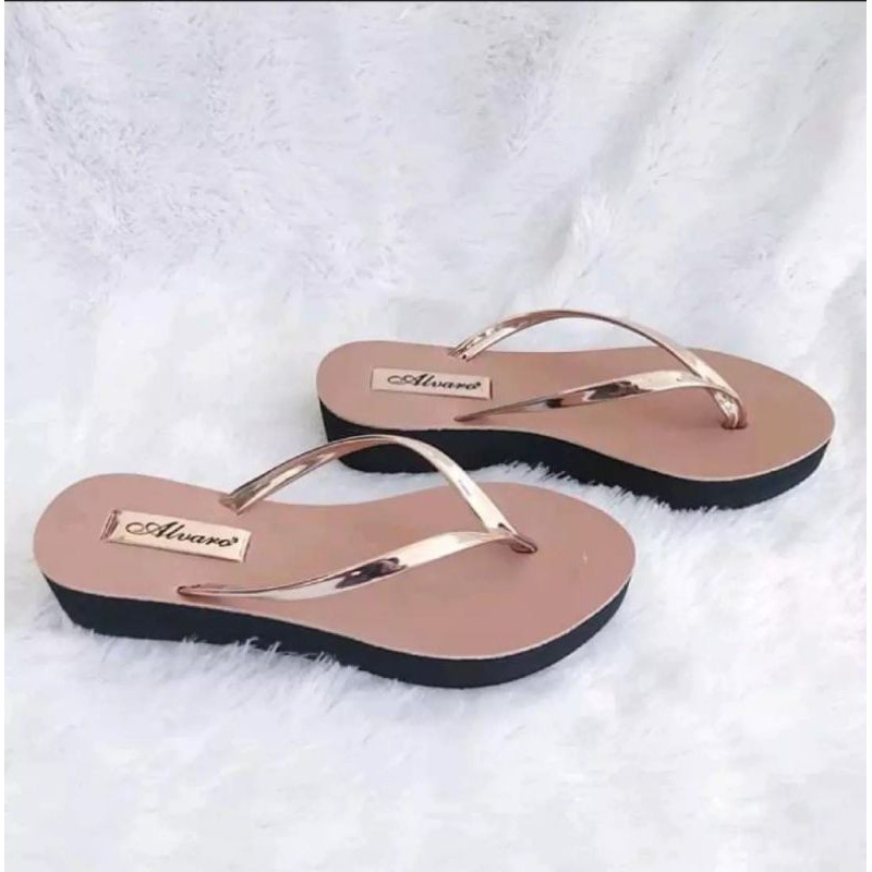 sandal wedges dewasa ANDIN terlaris-Cream
