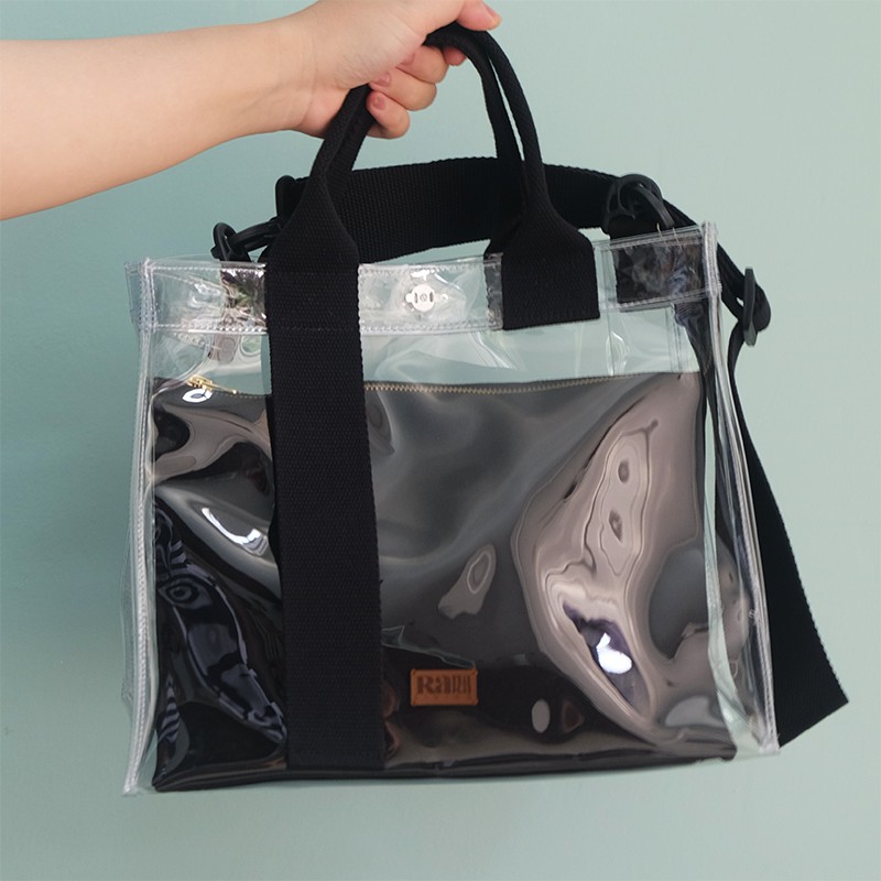 NARA Black - Transparan Bag - Tas Transparan New Normal