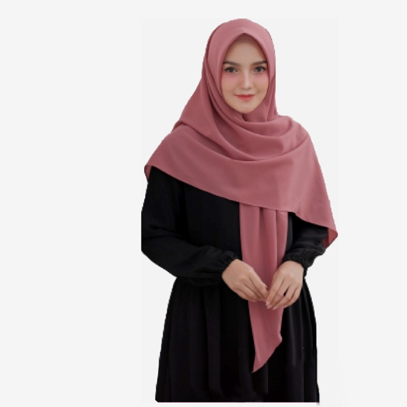 Jilbab Segitiga Instant DEWASA Jersey Termurah
