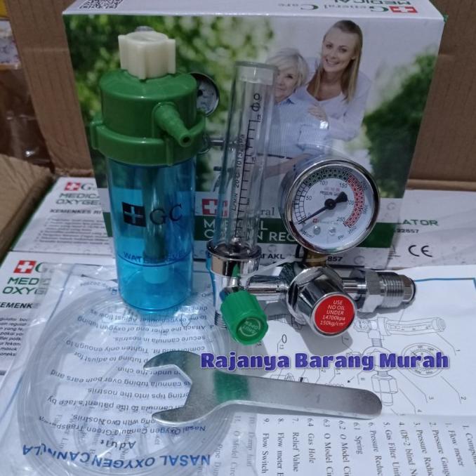 Regulator Oksigen Medis Set / Medical Oxygen Regulator General Care