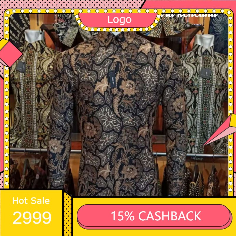 Baju Batik Pria Modern Batik Pria Lengan Panjang Modern Baju Batik Pria Slimfit