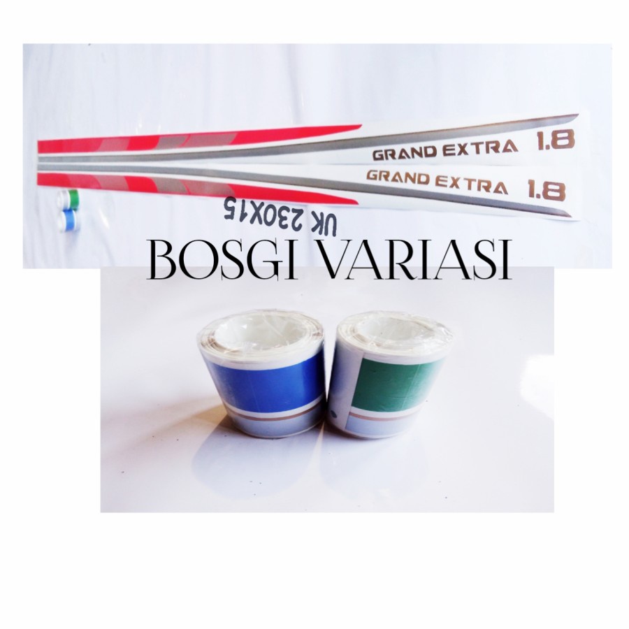 sticker striping stiker Lis body kijang grand Gran 18