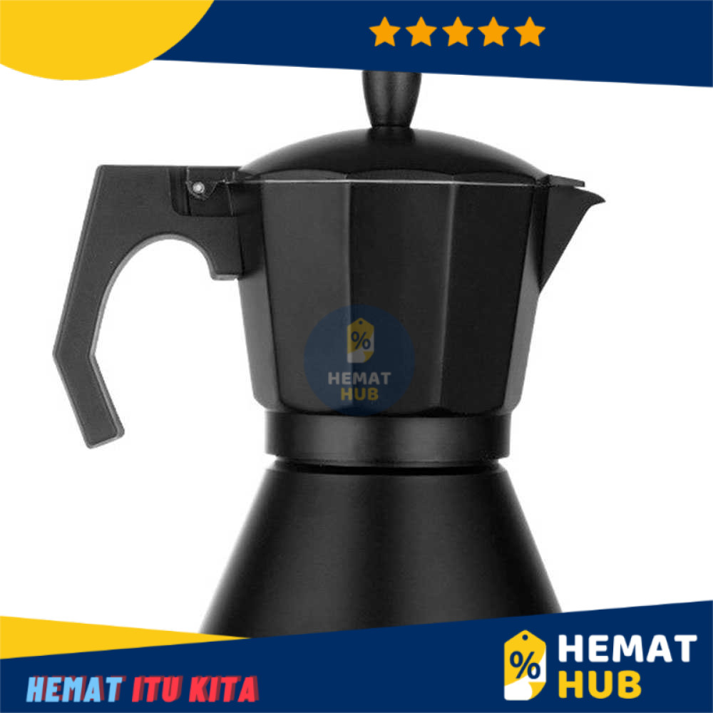 Moka Pot Coffee Maker Mokapot Alat Seduh Pembuat Peralatan Teko Kopi Manual Filter Drip Espresso