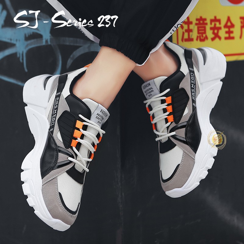 [OOS] Sepatu Sneakers Pria Trendy Kualitas Import Super Premium - 237