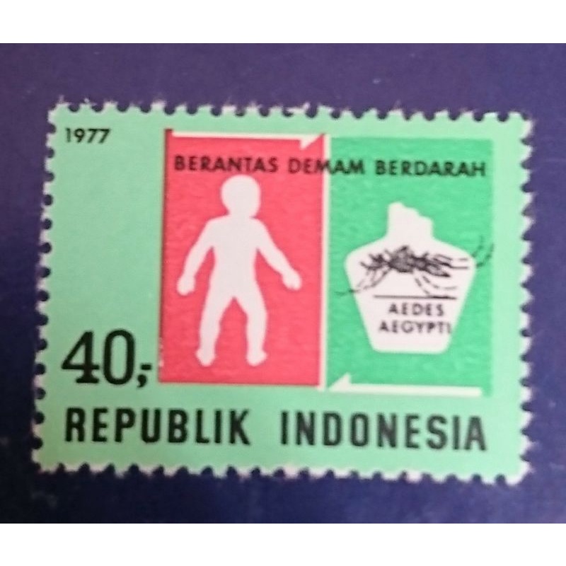 

Prangko Perangko Indonesia seri Berantas Demam Berdarah 1977