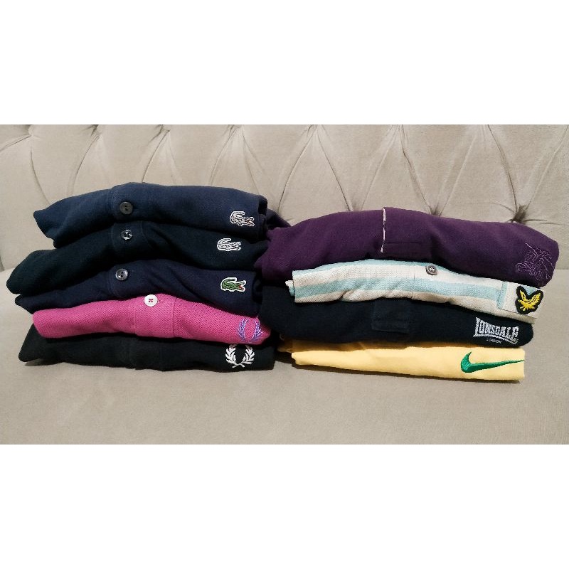 BORONGAN KAOS KERAH / POLO SHIRT + KEMEJA SECOND MURAH FULL BRANDED