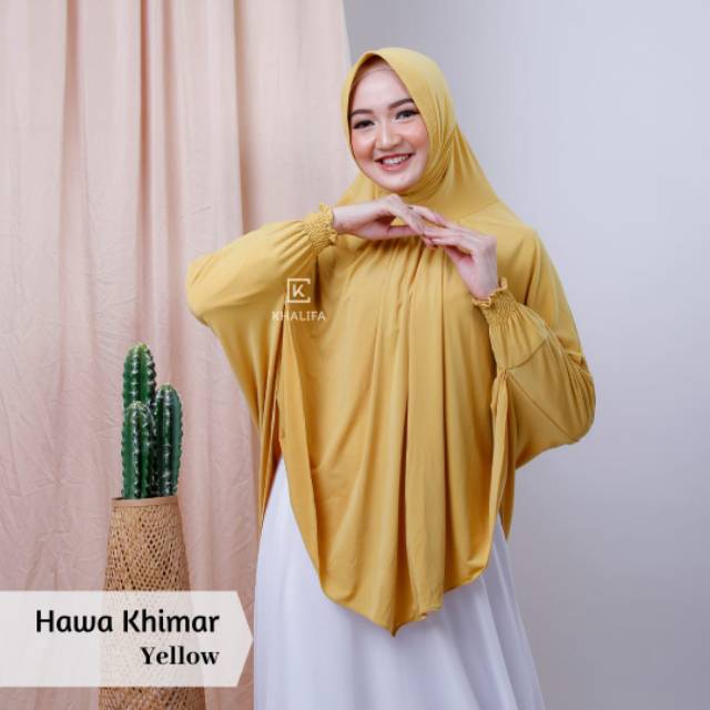 KHIMAR HAWA HIJAB TANGAN || KHALIFA