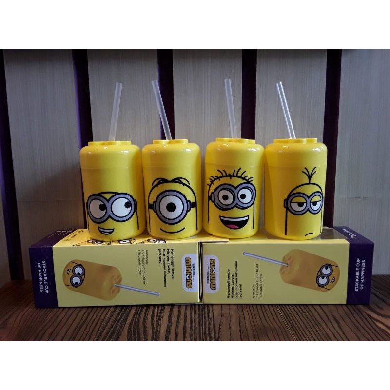 Tumbler Chatime x Minions / Merchandise Chatime x Minions Termurah