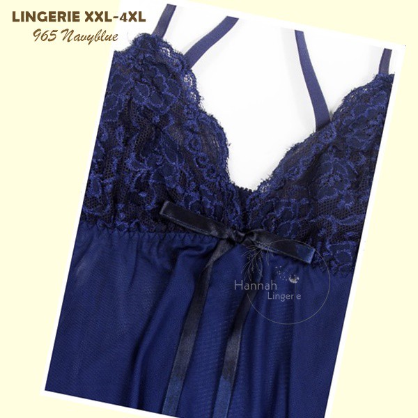 6XL-XL Lingerie JUMBO BIGSIZE 6XL 5XL 4XL 3XL XXL XL Baju Tidur Seksi Lingerie Wanita Marun Biru Kado Pernikahan Isi Seserahan Pengantin 965