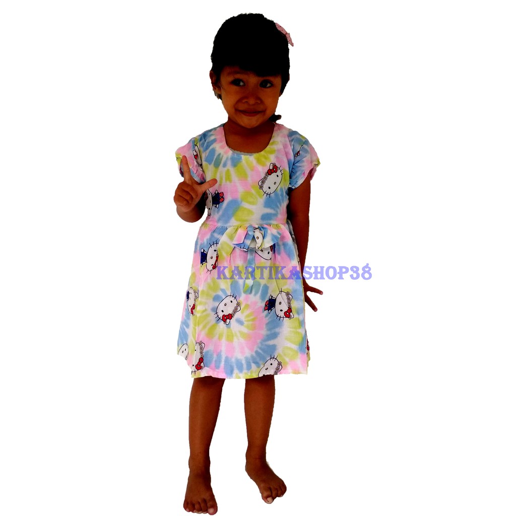 Dress anak- dres anak helo kity