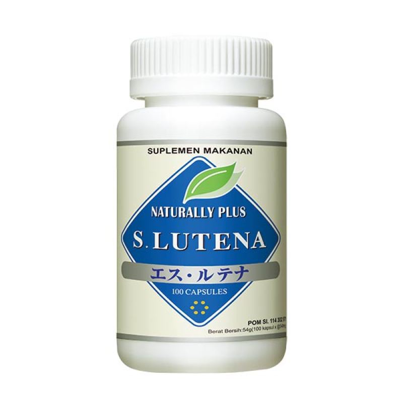 Lutein super lutena slutena slutein vitamin mata jepang original isi 100 kapsul
