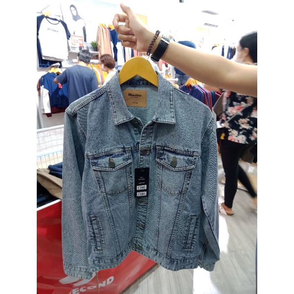 Jaket Jeans Moutley Pria Original