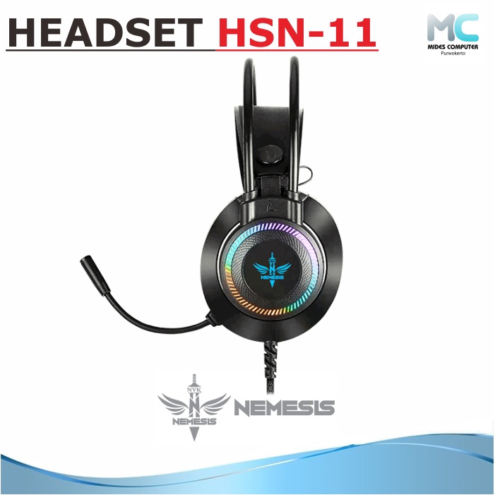 Headset Gaming RGB NYK HSN-11 Anchor