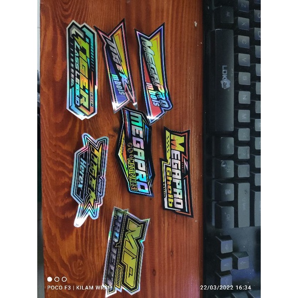 stiker hologram MP,TIGER