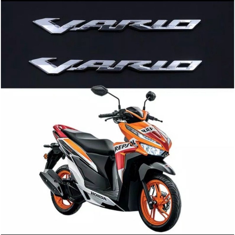 Logo Emblem Honda Vario Sepasang kiri kanan