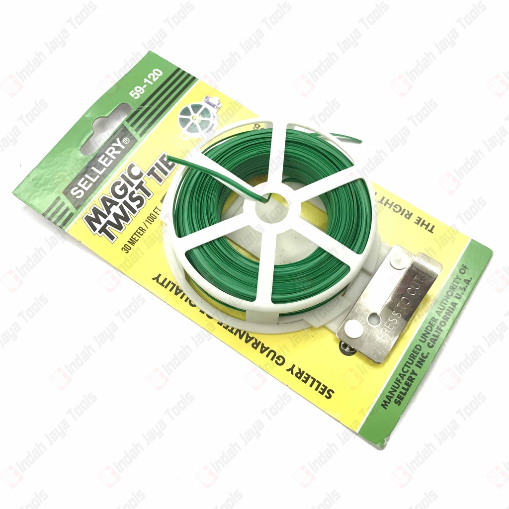 Twist Tie 30 Meter Sellery / Magic Twister Tali Pengikat Kabel Kawat