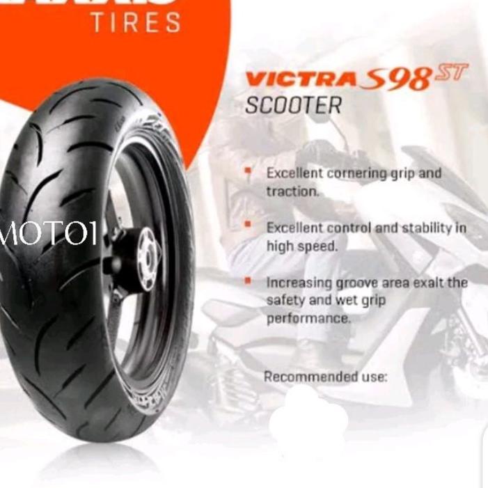 BAN MAXXIS VICTRA S98ST - TUBELESS 90/90-14,100/80-14,100/90-14,110/80-14,120/70-14,140/70-14 .,