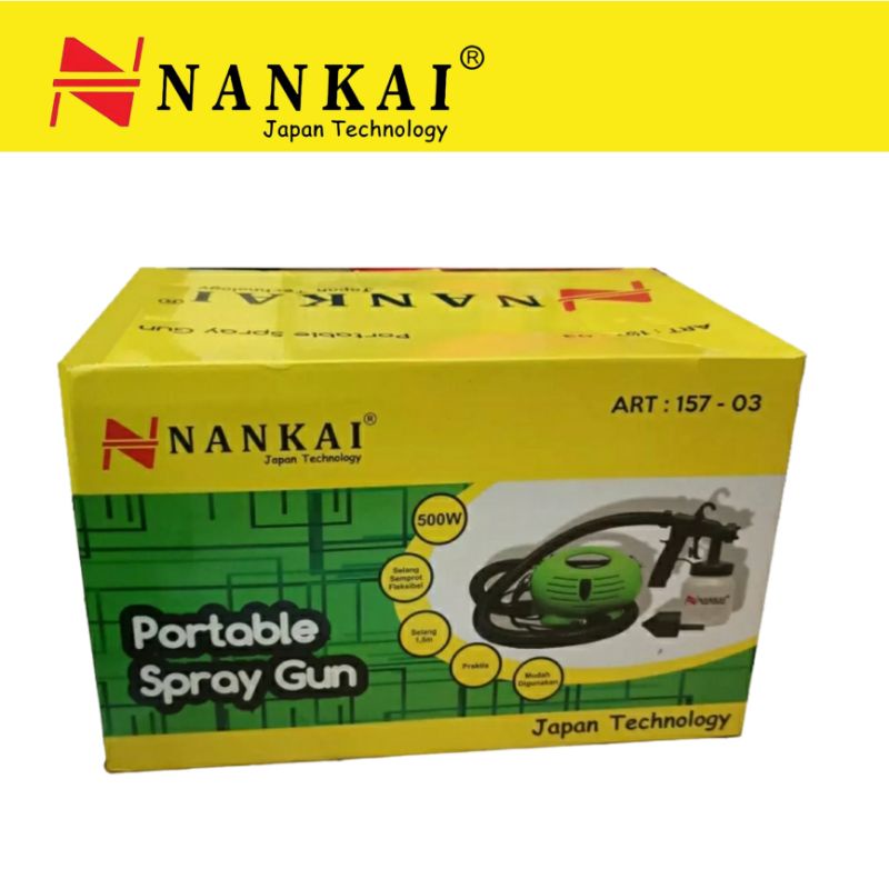 Nankai Portable Spray Gun Atau Mini Compresor Portable Spray Gun Spray Gun Elektrik Alat Semprot Cat Elektrik