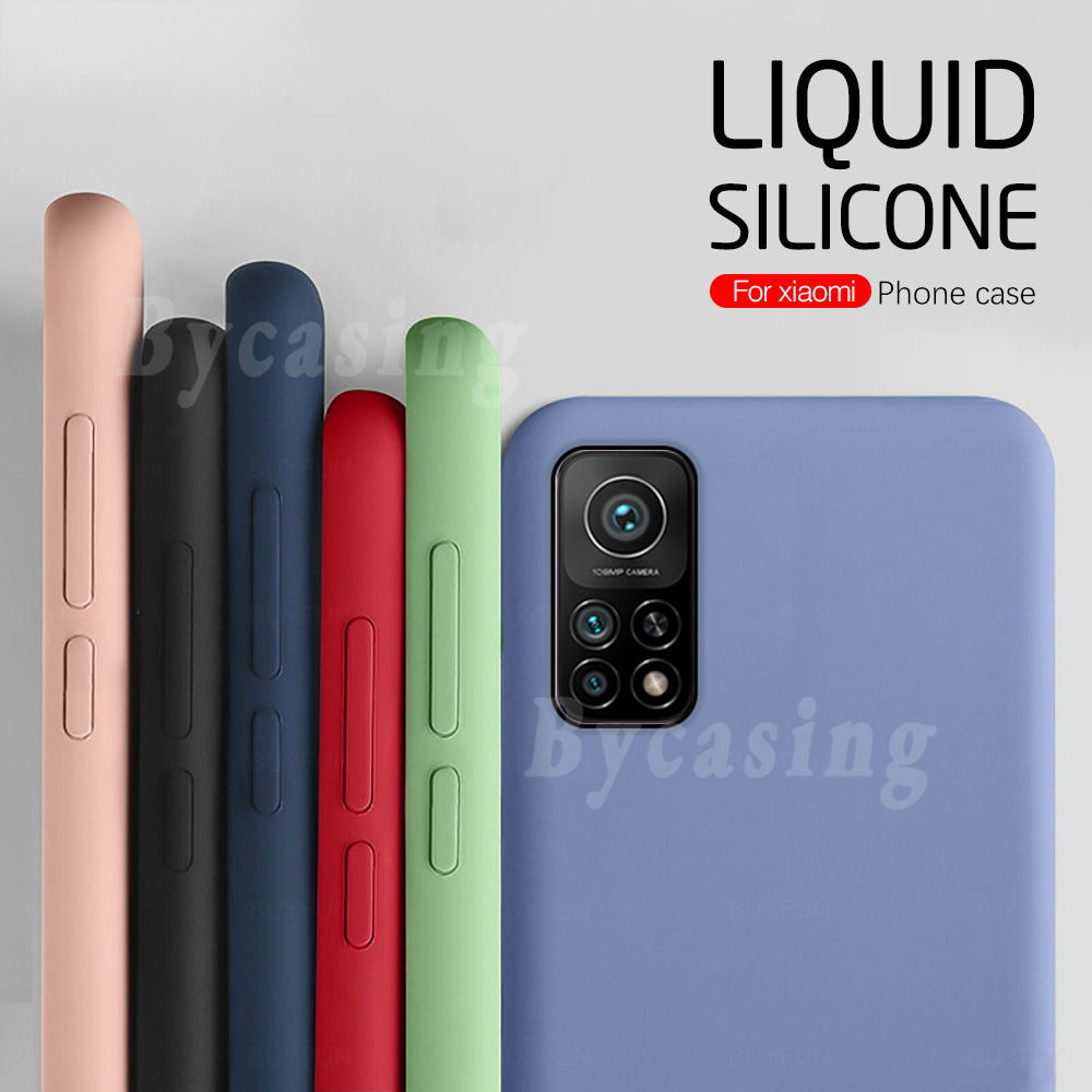 Soft Case Bahan Karet Silikon Untuk Xiaomi Redmi 10 Redmi Note 10 Note 10 Pro Poco F3 X3 NFC M3 Redmi K40 Pro