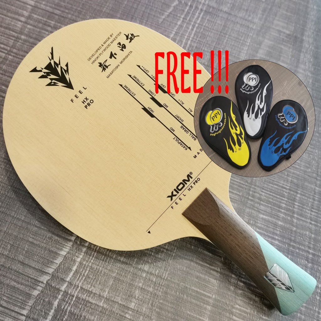 Xiom Feel HX Pro - Blade/Kayu Pingpong Tenis Meja Bat Bet