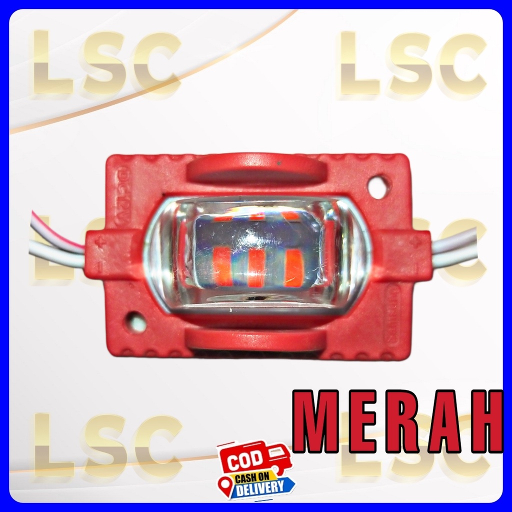 Lampu led Injection 1 mata terang terbaru lampu kolong mobil truk bis dan neon box