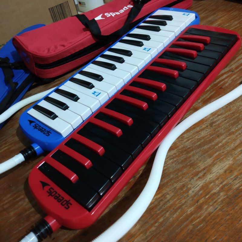 Pianika Warna Merah/Biru/Pink/Hitam Merek Speeds Cocok untuk Anak/Murid Sekolah
