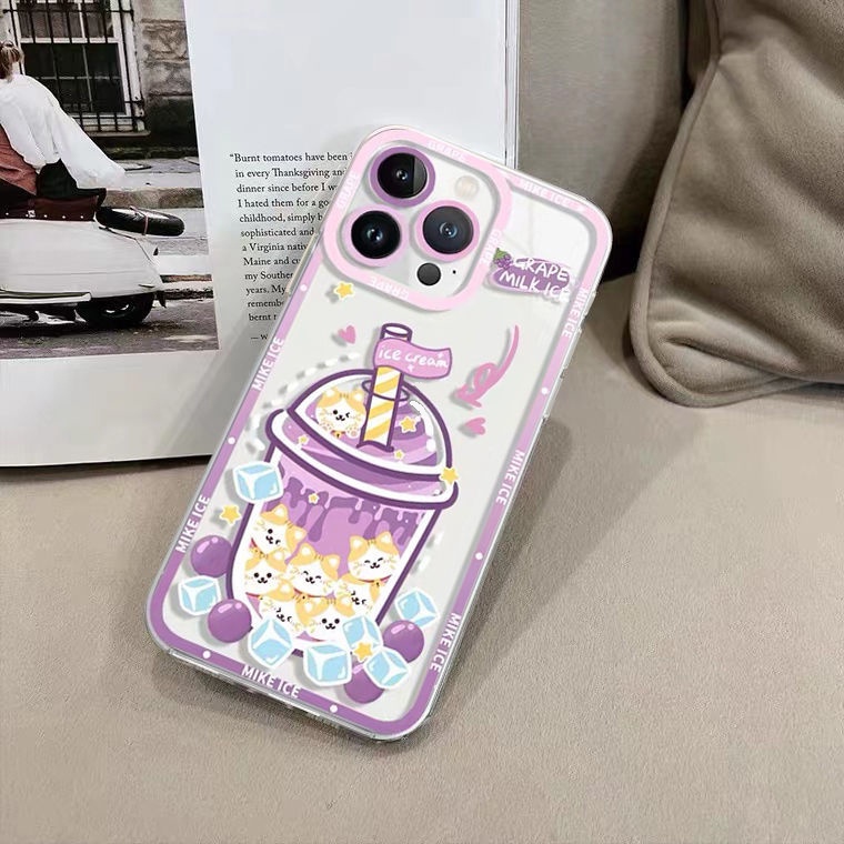 Soft Case Silikon TPU Transparan Shockproof Cover IPhone 14 13 12 11 Pro X XR XS Max SE 6 6S 7 8 Plus