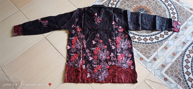 Batik Couple Keluarga Sania Ruffle Ori Ndoro Jowi Dnt